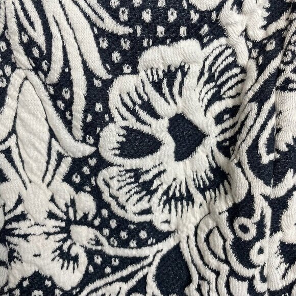 Ett:Twa Anthropologie Valery Floral Jacquard Knit A-Line Dress Size Small - Picture 8 of 10